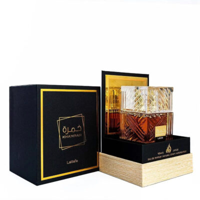 Lattafa Khamrah - Vanilla, Warm Spicy, Amber, Cinnamon - Eau de Parfum Long-Lasting Fragrance for Unisex, 3.40 Ounce _ 100 ml