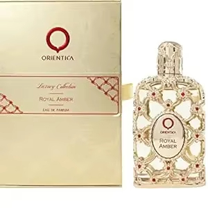 Orientica Luxury Collection Royal Amber for Unisex Eau de Parfum Spray, 5.0 Ounce Long lasting fragrance, Christmas gift